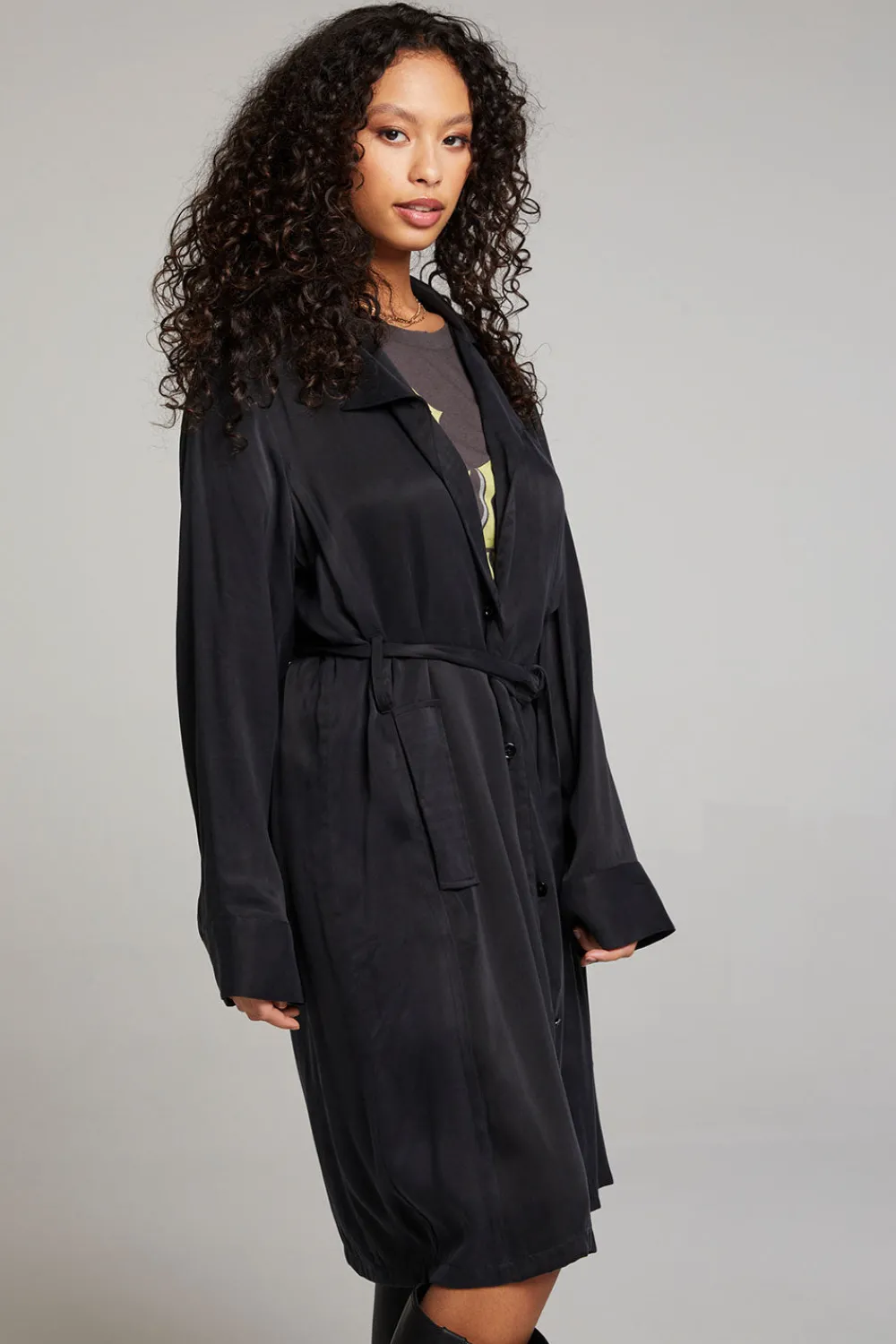 Shop Ford Licorice Trench Coat Women Outerwear|Loungewear