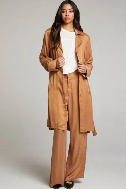 Clearance Ford Toffee Trench Coat Women Outerwear|Loungewear
