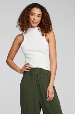 Cheap Fox Bright White Tank Women Loungewear|Tops