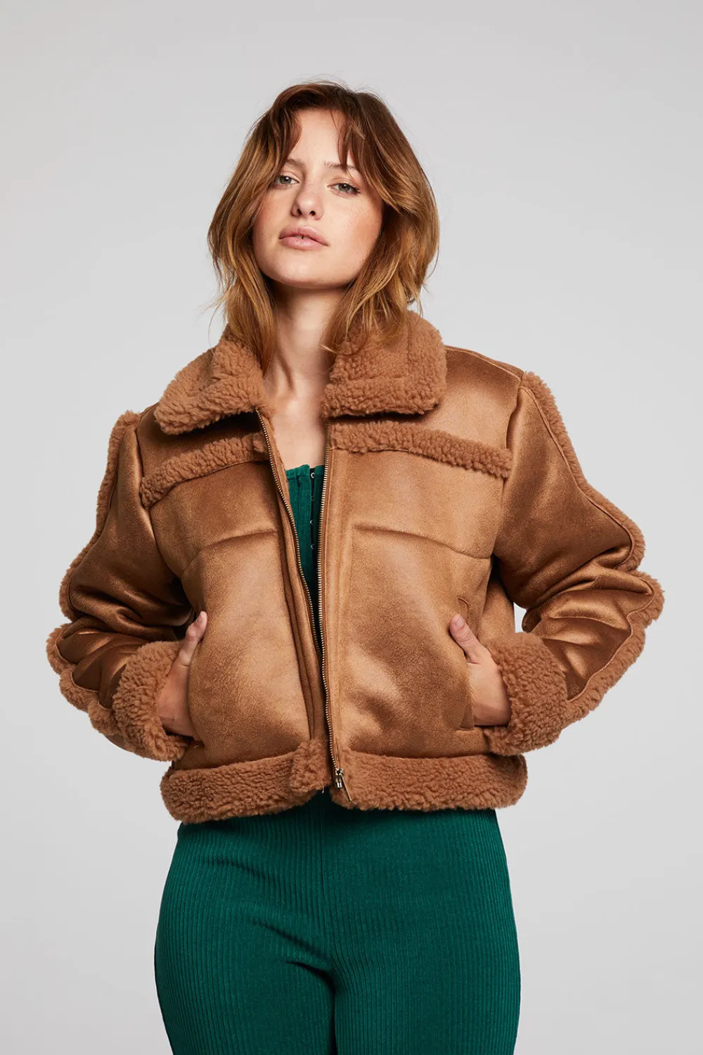 Flash Sale Franklin Sherpa Whiskey Jacket Women Outerwear|Loungewear