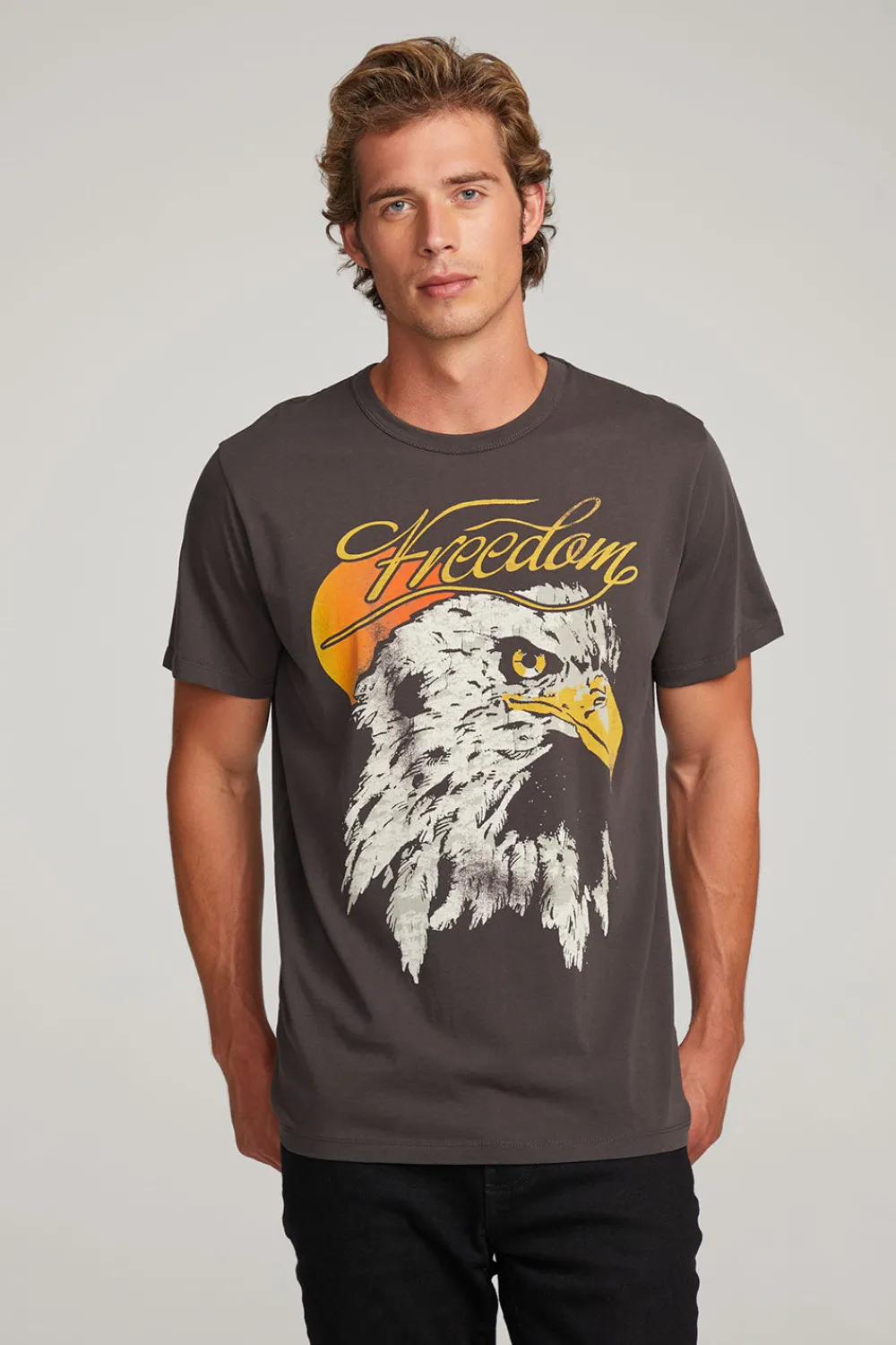 Cheap Freedom Eagle Mens Tee Tops