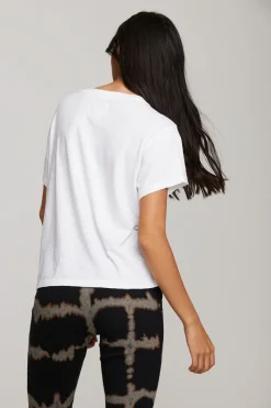 Online Gauze Jersey Oversized Crewneck Tee Women Loungewear|Tops
