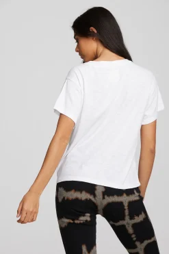 Online Gauze Jersey Oversized Crewneck Tee Women Loungewear|Tops