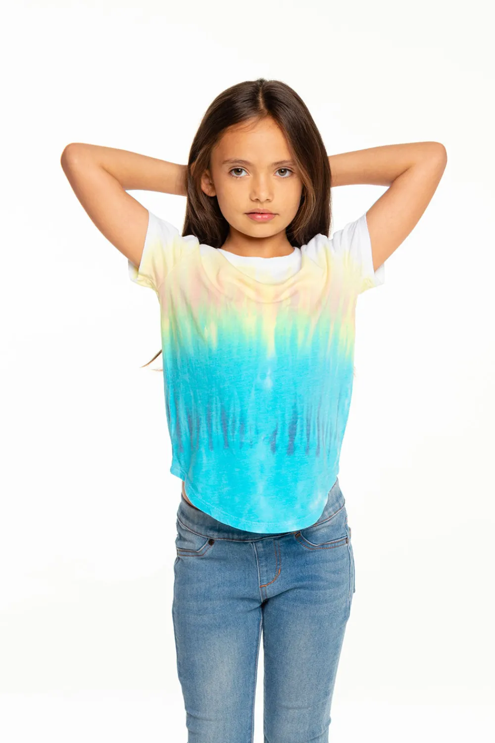 Cheap Girls Recycled Vintage Jersey Short Sleeve Scoop Back Shirt Kids Girls