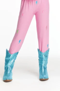 Cheap Glitter Bolts Girls Pant Kids Girls