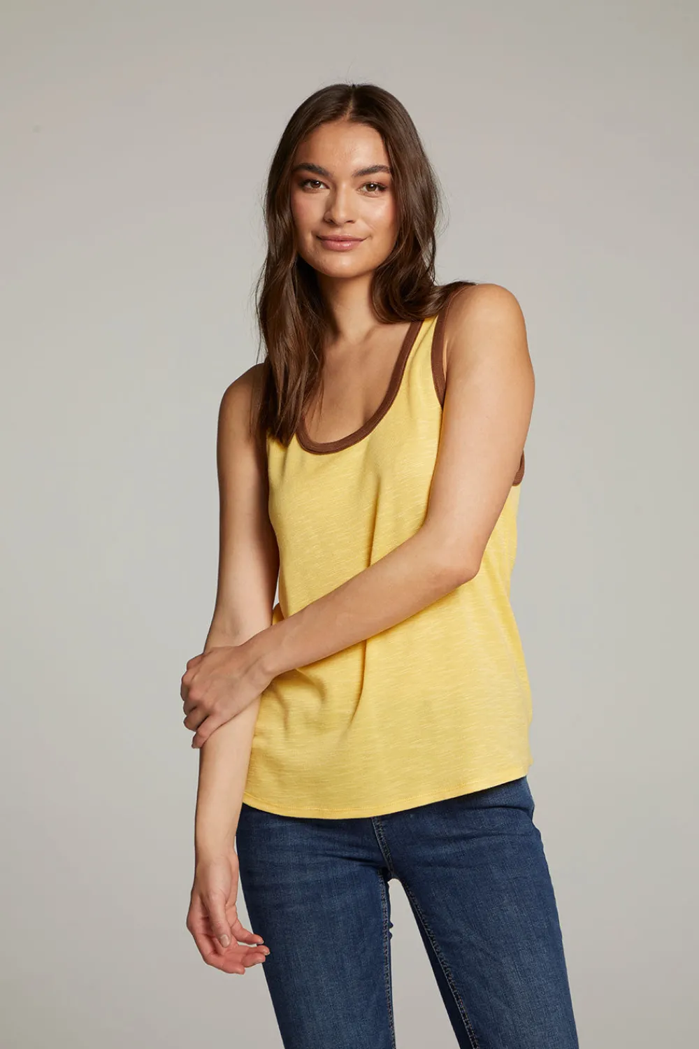 New Gloria Banana Cream Tank Top Women Loungewear|Tops