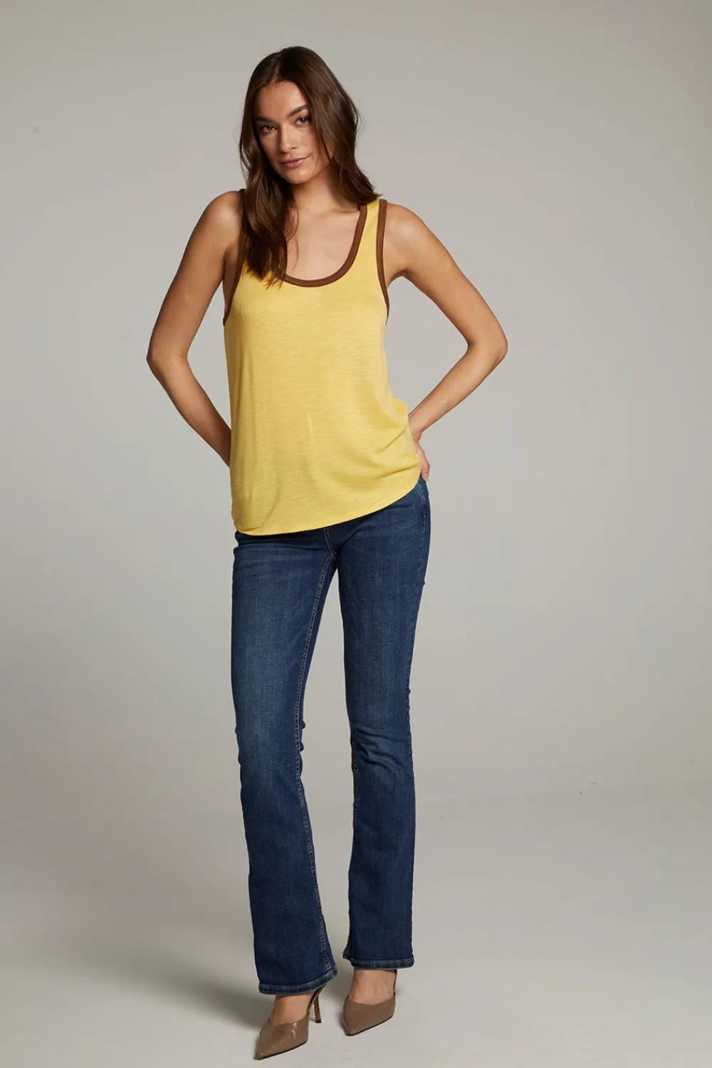 New Gloria Banana Cream Tank Top Women Loungewear|Tops