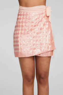 Best Sale Gramercy Wrap Skirt Embellished Check Women Loungewear|Bottoms