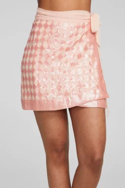 Best Sale Gramercy Wrap Skirt Embellished Check Women Loungewear|Bottoms