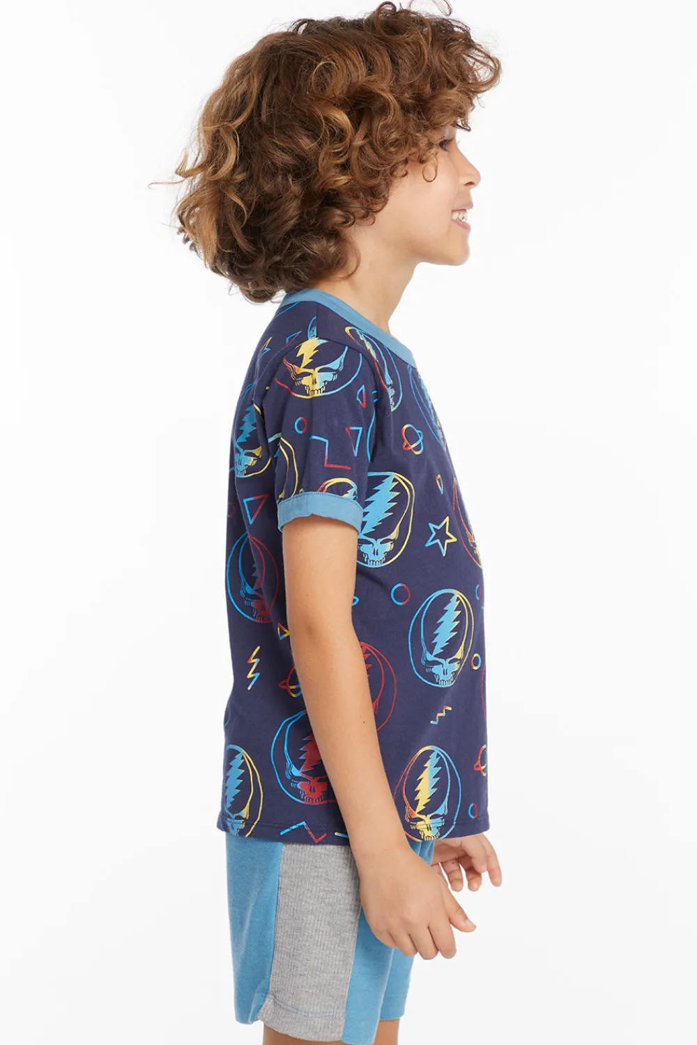 Discount Grateful Dead Steal Your Face Rainbow Boys Tee Women/Kids/BOY Boys|Music