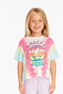Outlet Grateful Dead Tie Dye Steal Your Face Tee Women/Kids Girls|Music