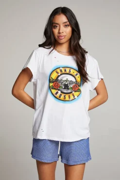 Best Guns N' Roses Classic Logo Tee Women Loungewear|Music