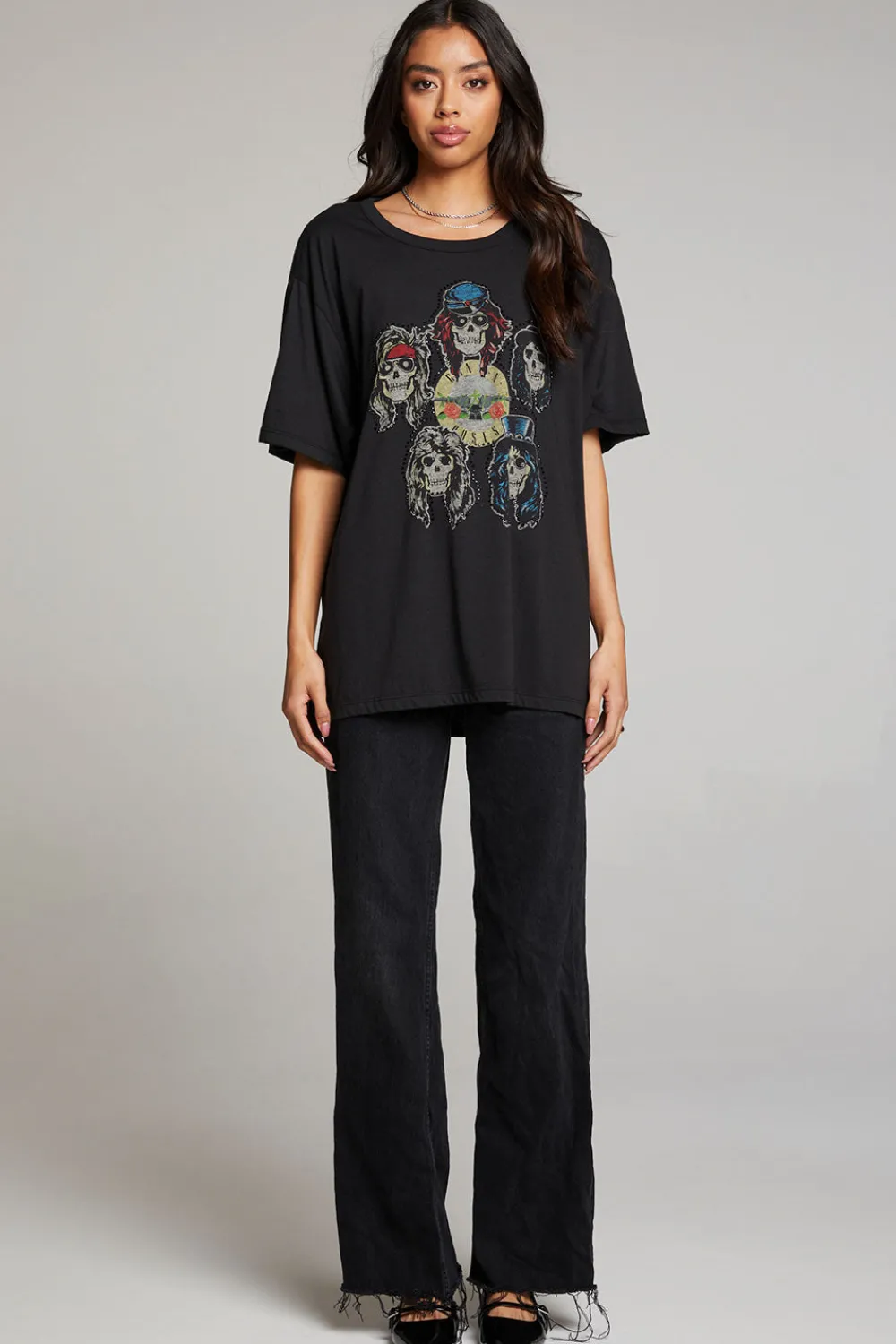 Online Guns N' Roses Los Angeles Coliseum One Size Tee Women Loungewear|Music