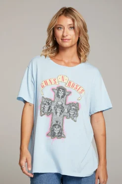 Sale Guns N' Roses Skull Cross Tee Women Loungewear|Music