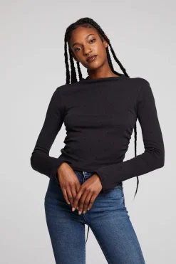 Best Hailey Licorice Long Sleeve Women Loungewear|Tops