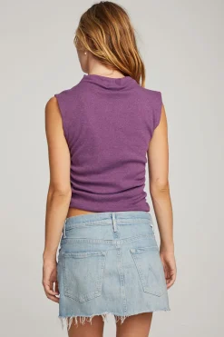 Clearance Haileyy Eggplant Tank Top Women Loungewear|Tops