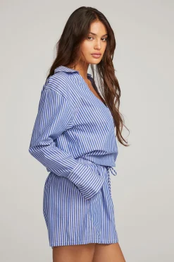 Outlet Haley Marmont Stripe Blouse Women Loungewear|Tops