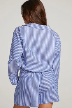 Outlet Haley Marmont Stripe Blouse Women Loungewear|Tops