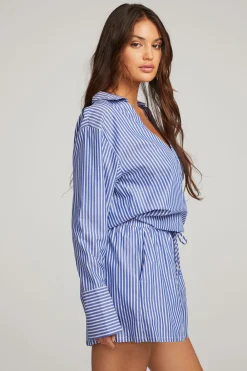 Outlet Haley Marmont Stripe Blouse Women Loungewear|Tops