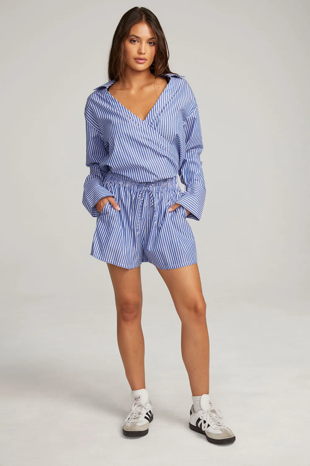 Outlet Haley Marmont Stripe Blouse Women Loungewear|Tops