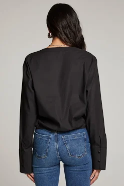 Clearance Haleyy Licorice Blouse Women Loungewear|Tops