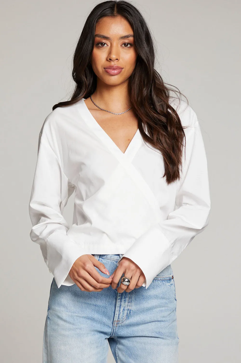 Shop Haleyy White Blouse Women Loungewear|Tops