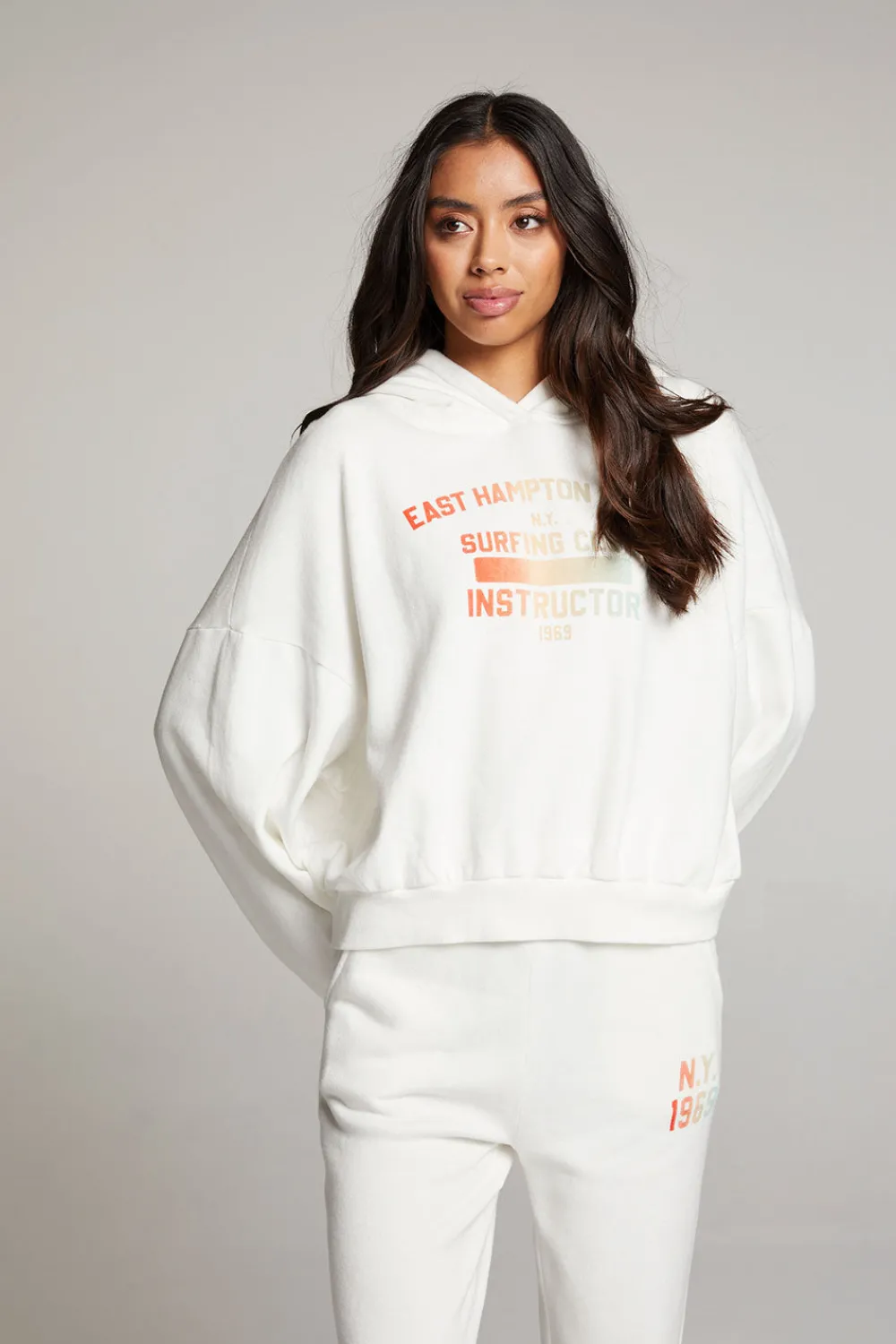 Fashion Hamptons Surf Club Pullover Hoodie Women Loungewear|Graphics