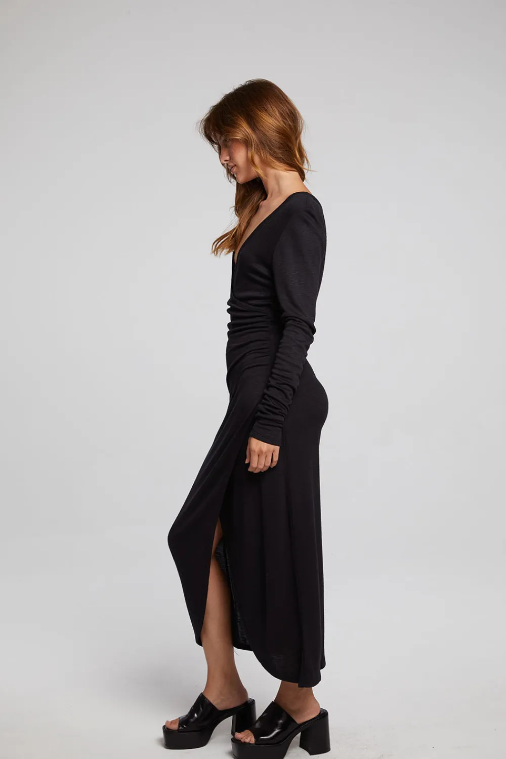 Outlet Harmony Licorice Midi Dress Women Loungewear|Dresses