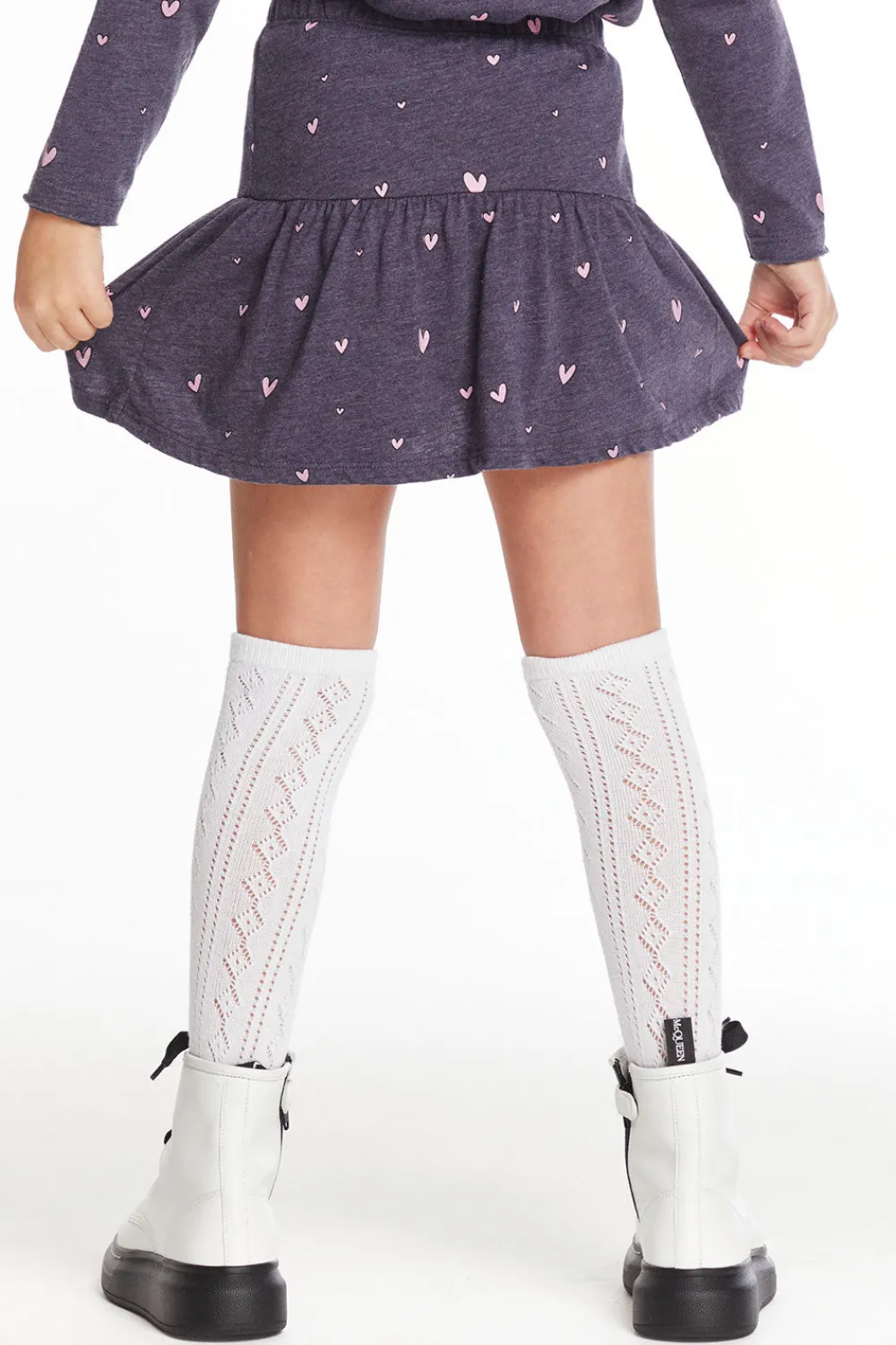 Cheap Hearts Girls Peplum Skort Kids Girls