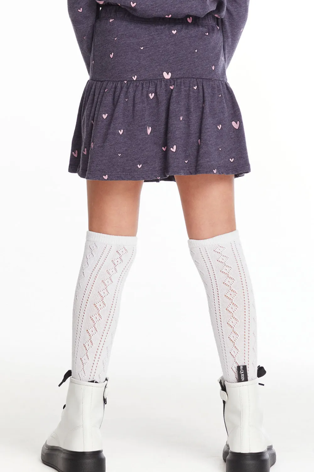Cheap Hearts Girls Peplum Skort Kids Girls
