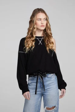 Outlet Hendrix Shadow Black Pullover Women Outerwear|Loungewear