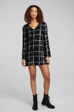 New Hunter Fairfax Plaid Mini Dress Women Loungewear|Dresses