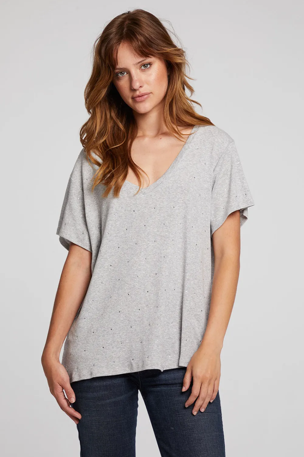 Discount Hyacinth Heather Grey Tee Women Loungewear|Tops