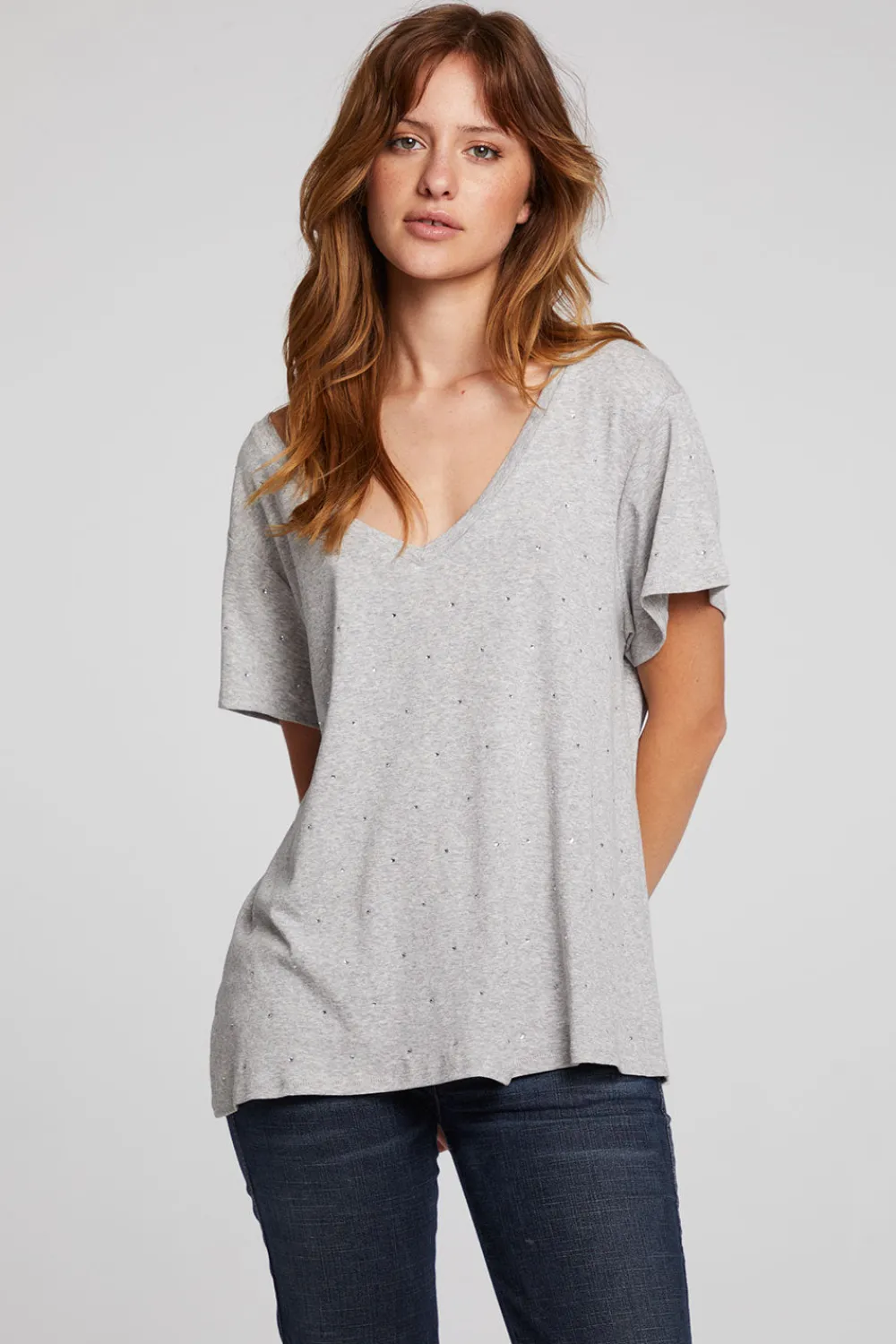 Discount Hyacinth Heather Grey Tee Women Loungewear|Tops