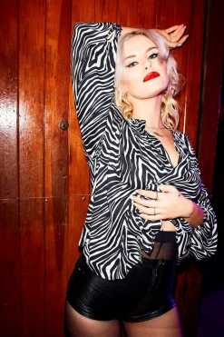 Flash Sale Idol "Wild Thing" Blouse Women Loungewear|Tops