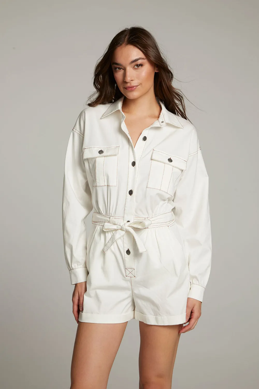 Best Isabella White Romper Women Loungewear|Bottoms