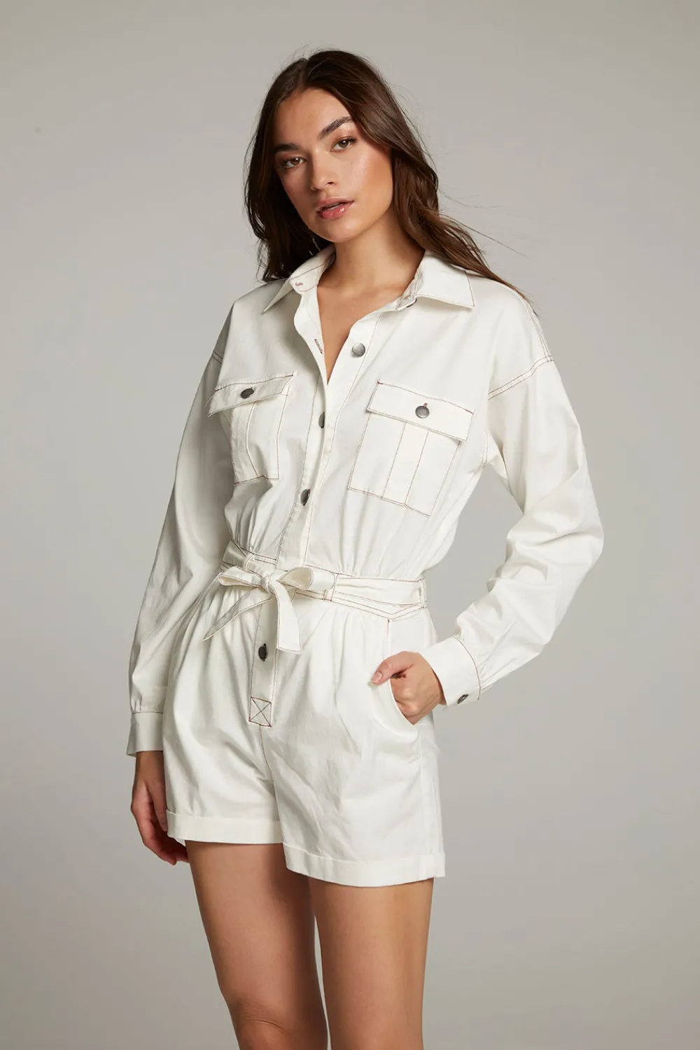 Best Isabella White Romper Women Loungewear|Bottoms