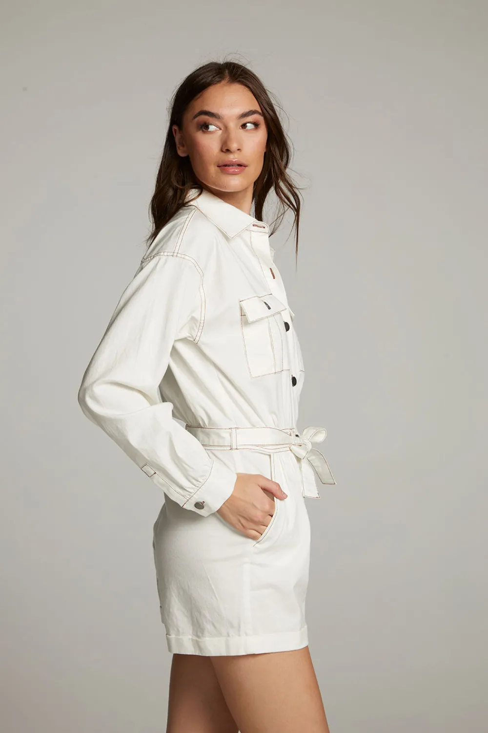 Best Isabella White Romper Women Loungewear|Bottoms
