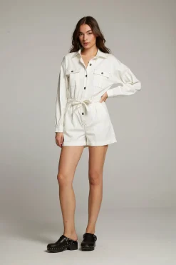 Best Isabella White Romper Women Loungewear|Bottoms