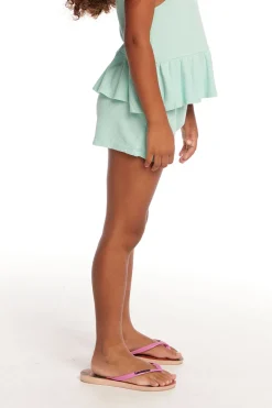 Cheap Jade Spring Bud Waffle Knit Girls Short Kids Girls