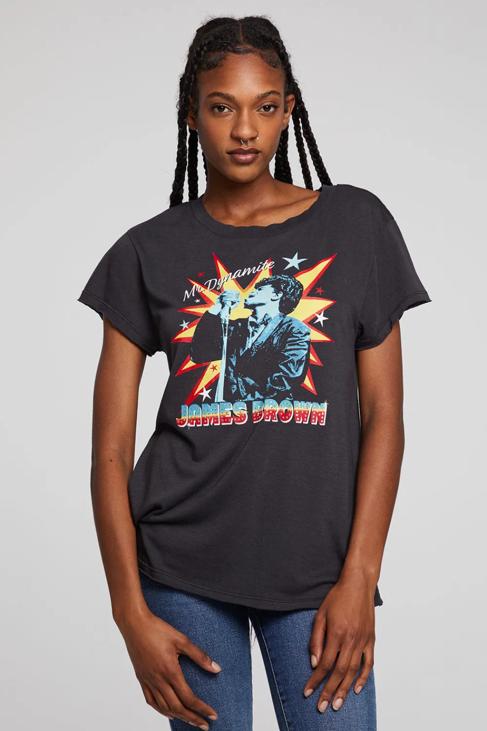 Cheap James Brown Mr. Dynamite Tee Women Loungewear|Music