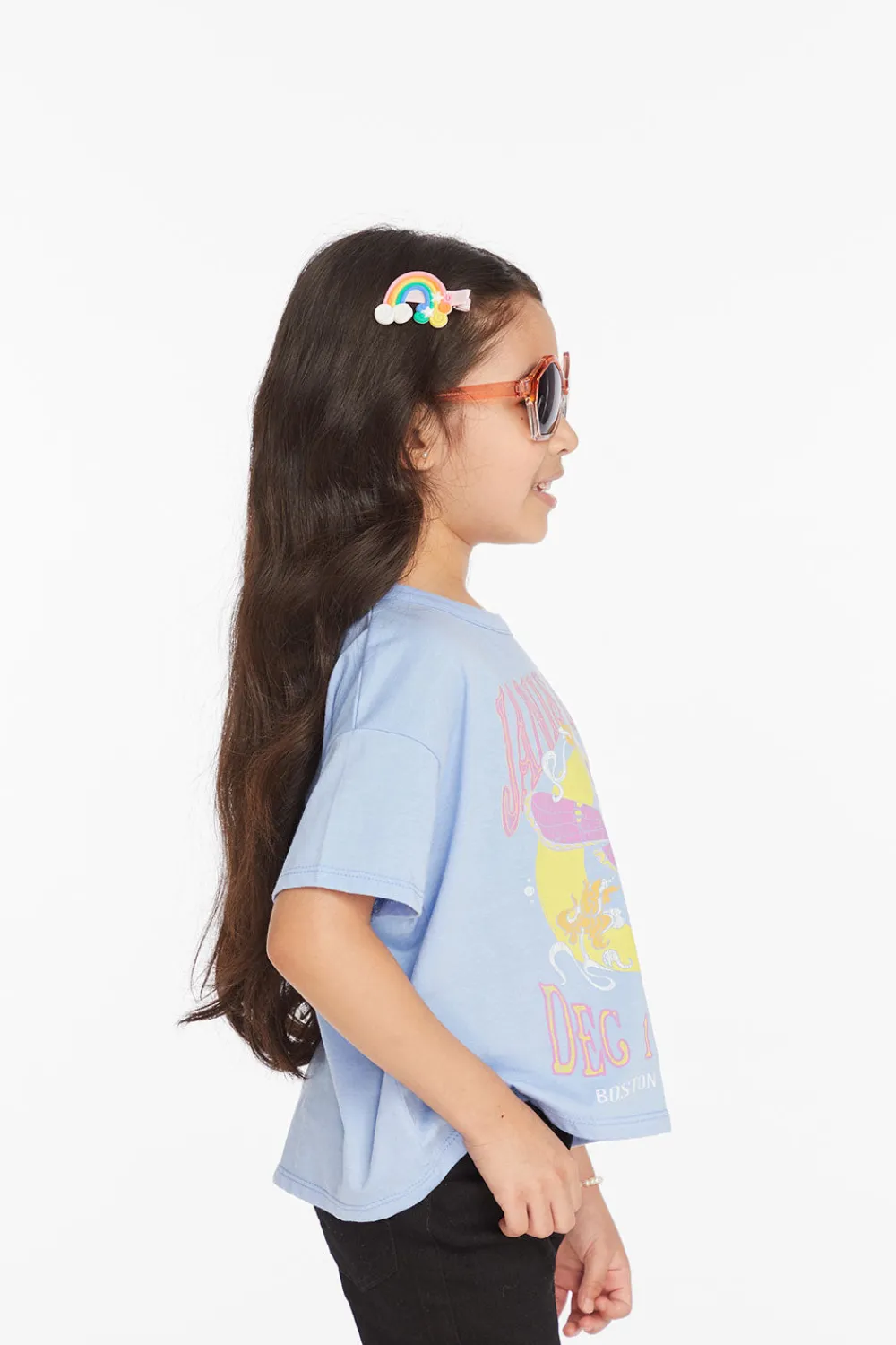 Sale Janis Joplin Boston Music Hall Girls Tee Women/Kids Girls|Music
