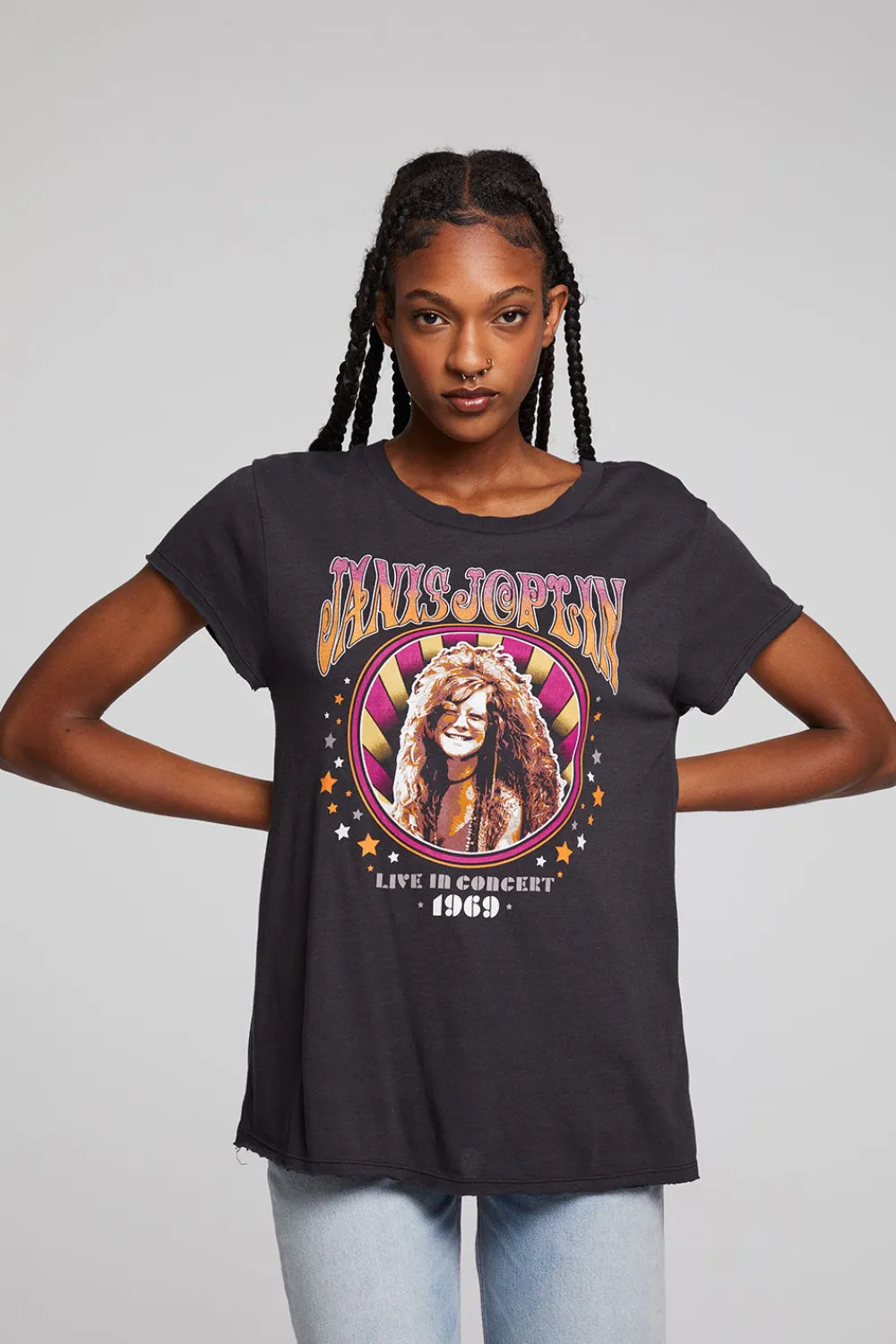 Cheap Janis Joplin Live 1969 Sonoma Tee Women Loungewear|Music