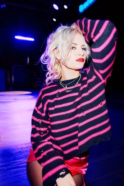 Best Jax Melrose Stripe Pullover Women Loungewear