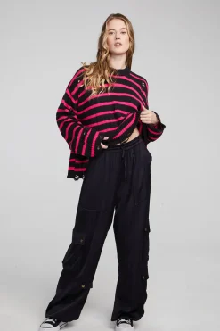 Best Jax Melrose Stripe Pullover Women Loungewear