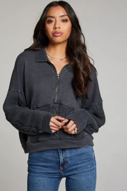 Shop Joe Licorice Half Zip Women Outerwear|Loungewear