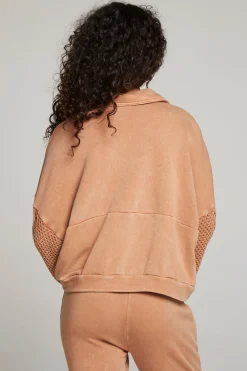 Clearance Joe Toffee Half Zip Women Outerwear|Loungewear
