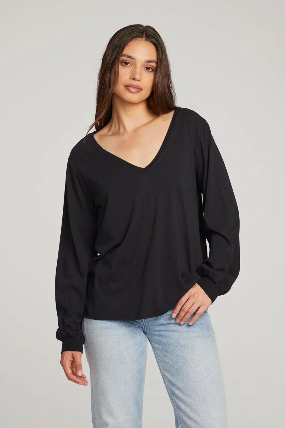 Best Sale Kara Black Long Sleeve Women Loungewear|Essentials
