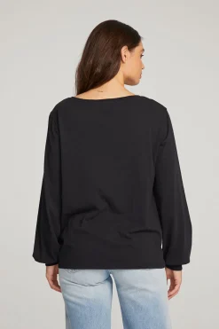 Best Sale Kara Black Long Sleeve Women Loungewear|Essentials