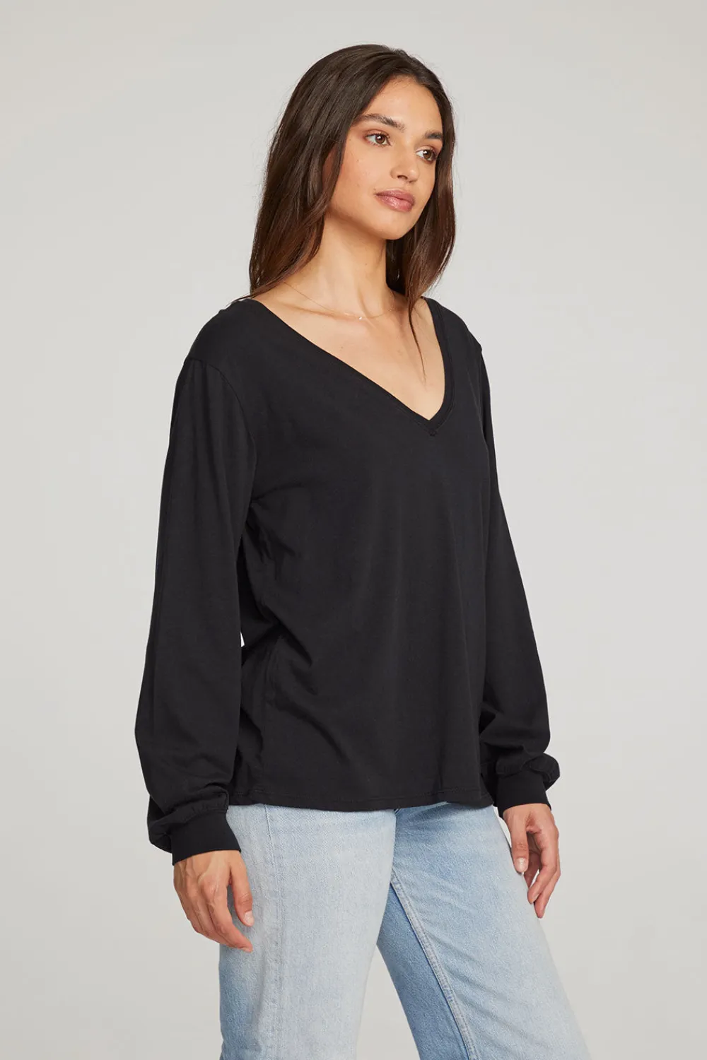 Best Sale Kara Black Long Sleeve Women Loungewear|Essentials